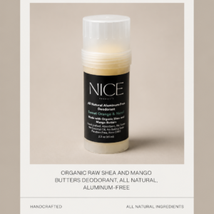 NICE Organic Shea & Mango Butter Deodorant, Aluminum-Free